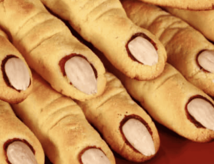 Witches’ Finger Halloween Sugar Cookies